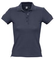 Рубашка поло женская PEOPLE 210 темно-синяя (navy)
