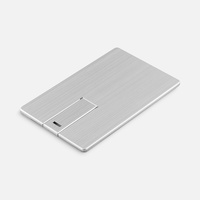 Флешка Platinum Card, 32 Гб, серебристая