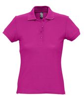 Рубашка поло женская PASSION 170 темно-розовая (фуксия)