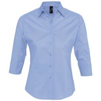 Рубашка женская с рукавом 3/4 EFFECT 140 голубая