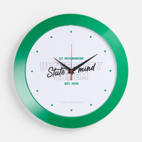 Часы настенные Vivid large, зеленые