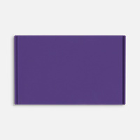 Лейбл из ПВХ Dzeta, XL, фиолетовый