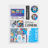 Наклейки UV-DTF Stiker Pack на заказ, L