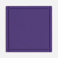 Лейбл из ПВХ Dzeta, L, фиолетовый