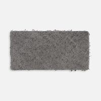 Лейбл кожаный Tuken, S, серый