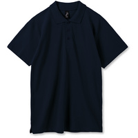 Рубашка поло мужская SUMMER 170 темно-синяя (navy)
