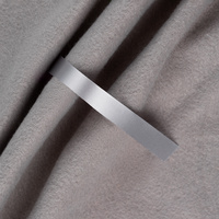 Лента сатиновая Satin 10 М, серая, 100 см