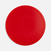 Лейбл из ПВХ Dzeta Round, M, красный