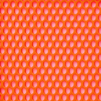 Заготовка из крупной сетки Rete, M, оранжевый неон