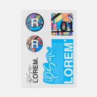 Наклейки UV-DTF Stiker Pack на заказ, M