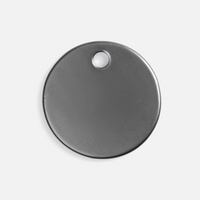 Шильдик металлический Alfa Sirkel, серый металлик