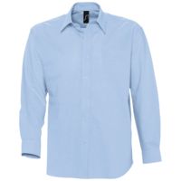 Рубашка мужская с длинным рукавом BOSTON голубая