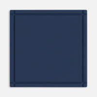 Лейбл из ПВХ Dzeta, L, темно-синий