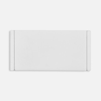 Лейбл из ПВХ Dzeta, S, белый