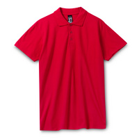 Рубашка поло мужская SPRING 210 красная