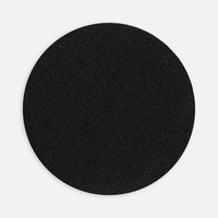 Наклейка тканевая Lunga Round, M, черная