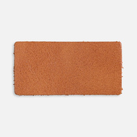 Лейбл кожаный Tuken, S, горчичный