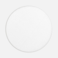 Наклейка тканевая Lunga Round, M, белая